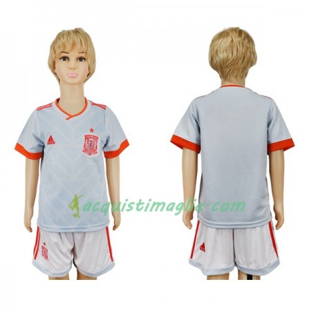 Divisa di Calcio Spagna Bambino Trasferta Mondiali 2018